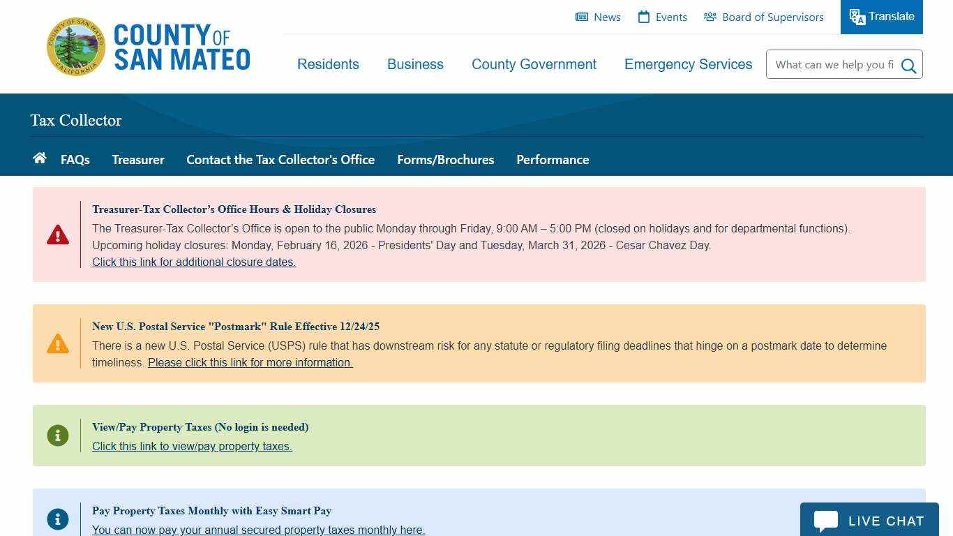 Secured Property Taxes County of San Mateo, CA